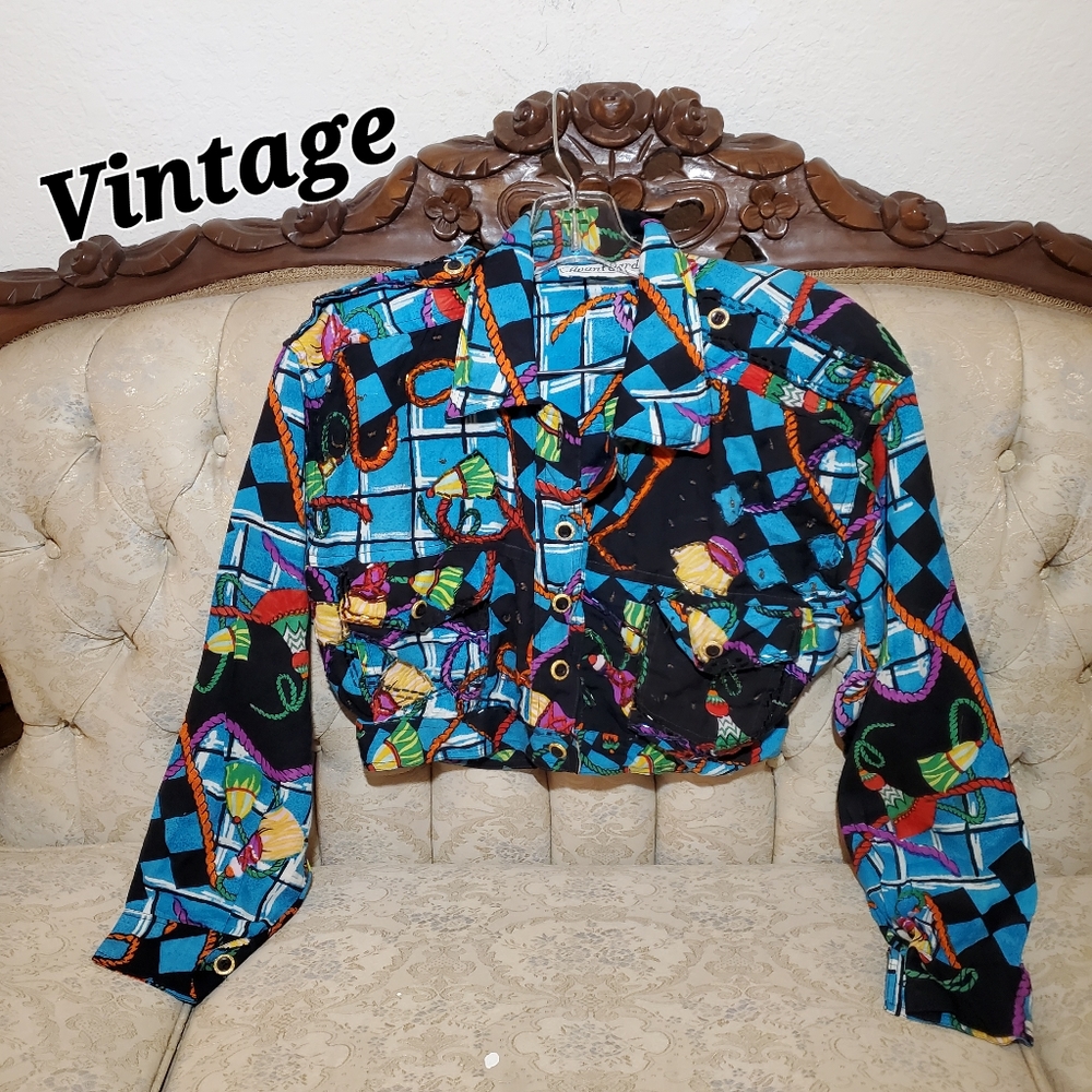 Avant Garde Cropped Blouse